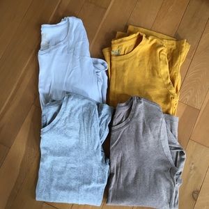 4 Faded Glory Shirts